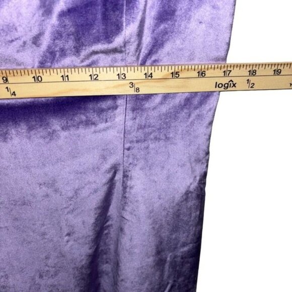 Rag & Bone Women's Juliette Velvet Dress Size 12 Violet Spaghetti Strap $450 - Picture 6 of 10